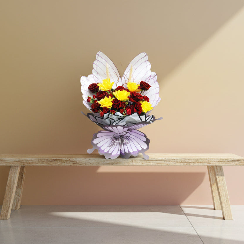 Butterfly Bliss Floral Bouquet - 1