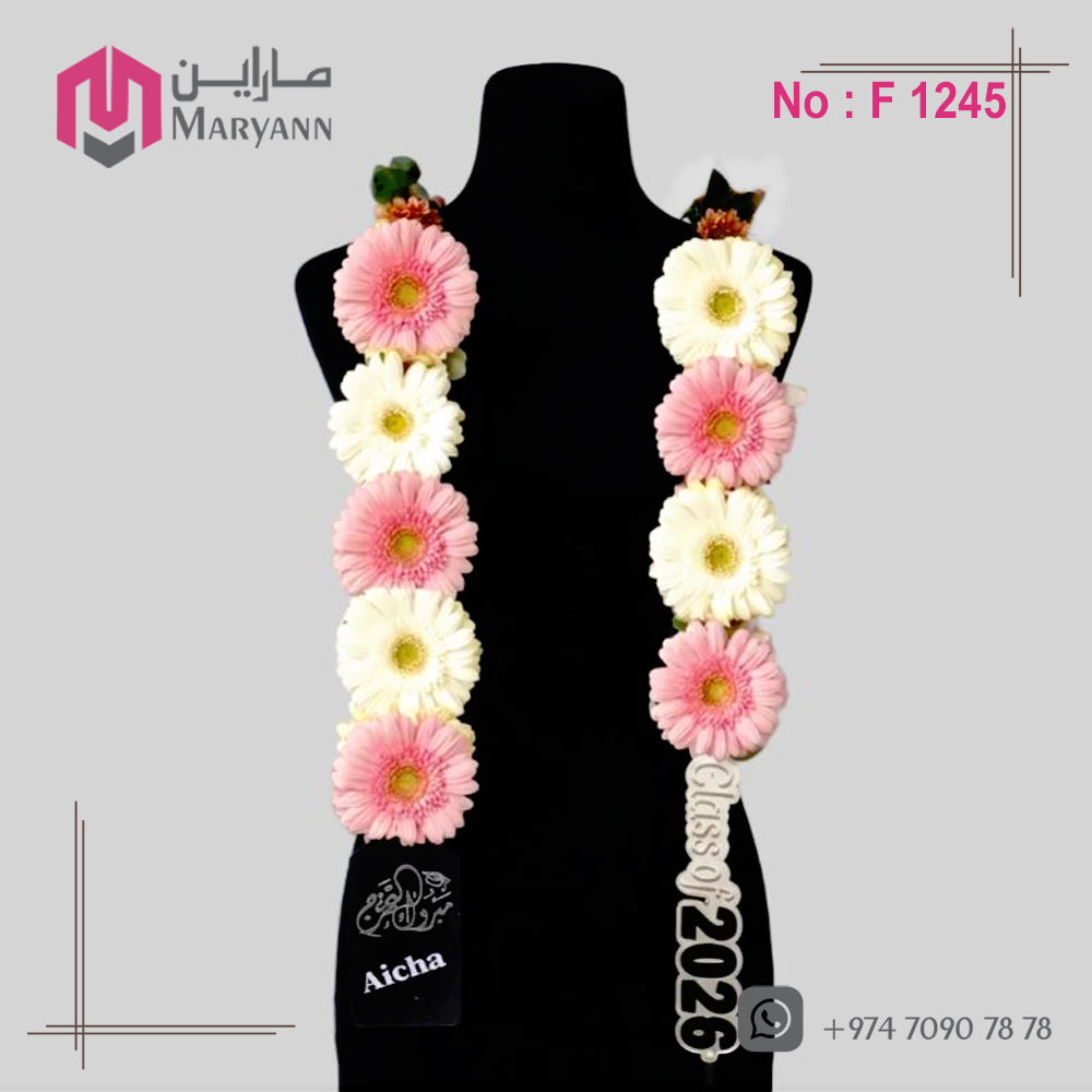 Graduation flower garland 1245