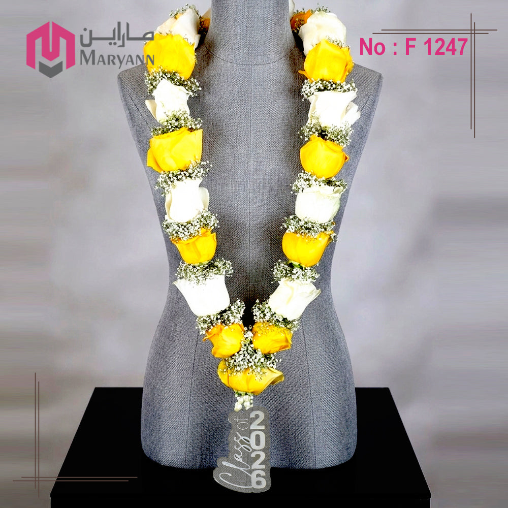 Graduation flower garland 1247