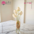 Anthurium glass vase 1292